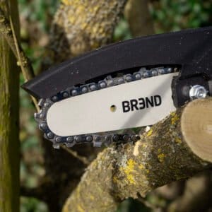 BREND BR-2236 Elektrisk Mini Kædesav med Batteri – Trådløs Beskæringssav - Image 6