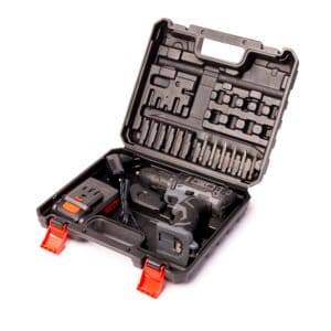 QLT Boremaskine med Bits, Batteri og Opbevaringskuffert – 21V - Image 5
