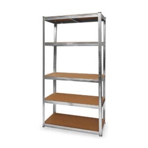 QLT Reol med 5 hylder - Åben opbevaringsskab 180x90x40cm - Bærende kapacitet 875 kg