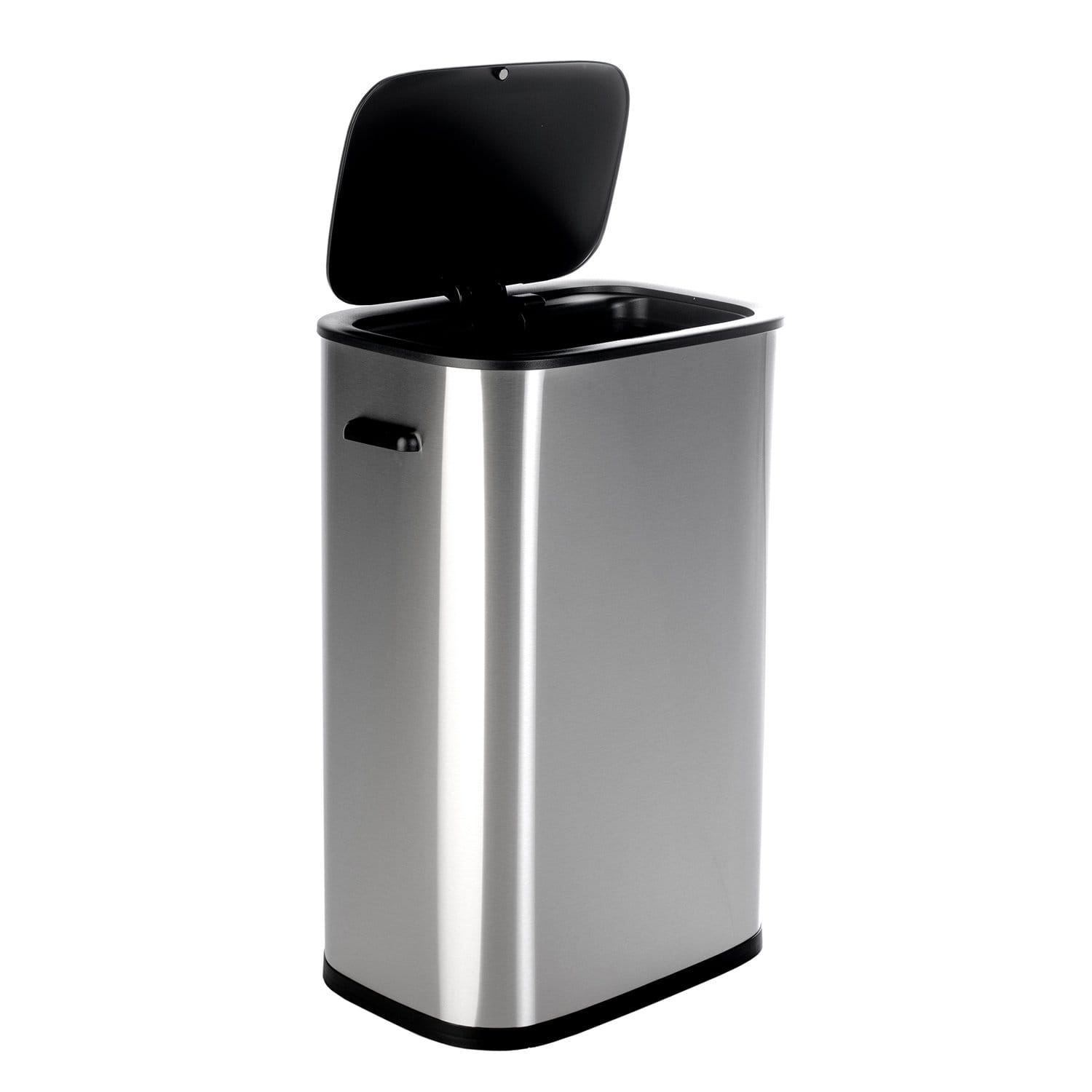 QLT Skraldespand med Sensor – Åbnes ved Bevægelse – 55 Liter – Rustfrit Stål 2 QLT Skraldespand med Sensor – Åbnes ved Bevægelse – 55 Liter – Rustfrit Stål - Billede 2