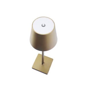 BREND BR-2228 Trådløs Bordlampe til Indendørs og Udendørs – Dæmpbar - Guld - Image 2