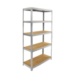 QLT Reol med 5 hylder - Åben opbevaringsskab 180x90x40cm - Bærende kapacitet 875 kg - Image 2