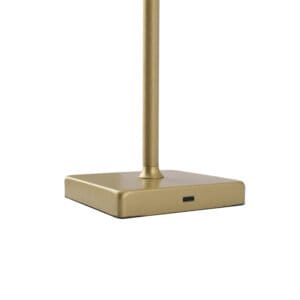 BREND BR-2228 Trådløs Bordlampe til Indendørs og Udendørs – Dæmpbar - Guld - Image 4