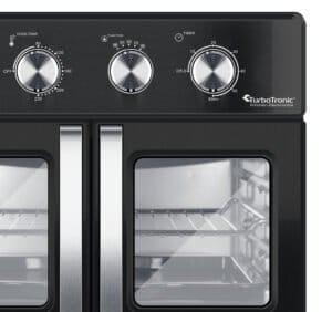 TurboTronic AF32MFD Airfryer XXL og Ovn – Dobbeltdør - 32 Liter – Sort - Image 4