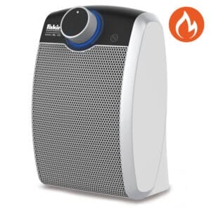 Fakir Trend HL 140 Keramisk Komfurventilator - Elektrisk Varme - Hvid/Sølv - Billede 4