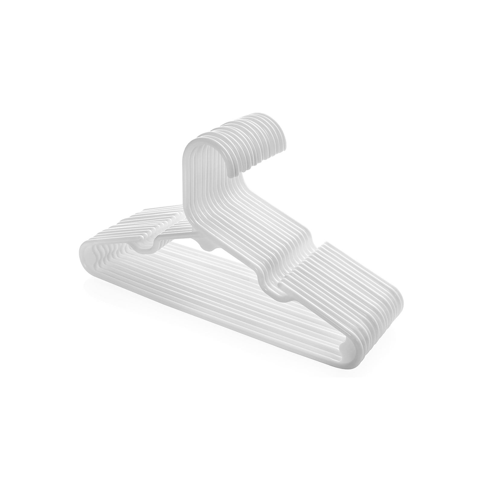 SONGMICS 30 Pack Plastic Nursery Hangers, Baby/Kids Hangers, Space Saving, With Widened Grooves and Reinforced Corners, Nice size for a baby’s wardrobe/closet/cupboard, 29.5 cm, White CRP06W-30 2 SONGMICS 30 Pack Plastic Nursery Hangers, Baby/Kids Hangers, Space Saving, With Widened Grooves and Reinforced Corners, Nice size for a baby’s wardrobe/closet/cupboard, 29.5 cm, White CRP06W-30 - Billede 2