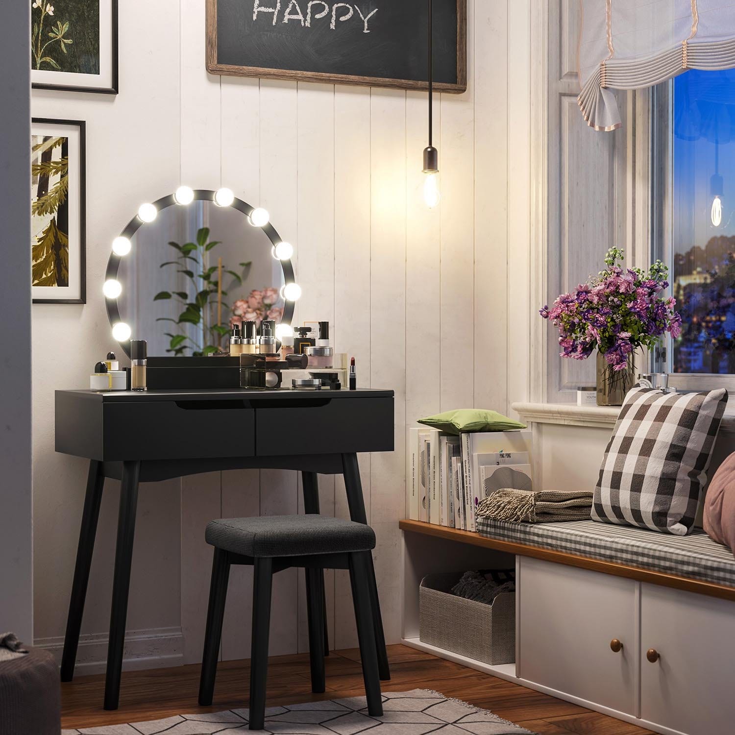 VASAGLE TV Cabinet for TVs up to 48 Inches, TV Stand, TV Table and Lowboard with Cabinet and 2 Shelves, Living Room, Hallway, 110 x 40 x 45 cm, Industrial Design, Rustic Brown LTV42BX 4 VASAGLE TV Cabinet for TVs up to 48 Inches, TV Stand, TV Table and Lowboard with Cabinet and 2 Shelves, Living Room, Hallway, 110 x 40 x 45 cm, Industrial Design, Rustic Brown LTV42BX - Billede 4