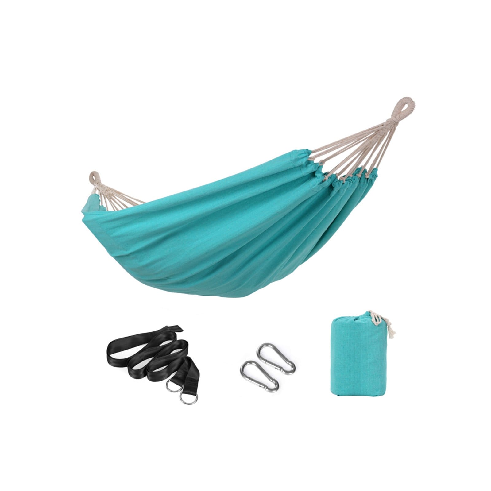 SONGMICS Hammock, 210 x 150 cm, Double Hammock, 300 kg Load Capacity, for Terrace, Balcony, Garden, Outdoor, Camping, with Carry Bag, Fastening Straps and Carabiners, Turquoise GDC15BU 1 SONGMICS Hammock, 210 x 150 cm, Double Hammock, 300 kg Load Capacity, for Terrace, Balcony, Garden, Outdoor, Camping, with Carry Bag, Fastening Straps and Carabiners, Turquoise GDC15BU