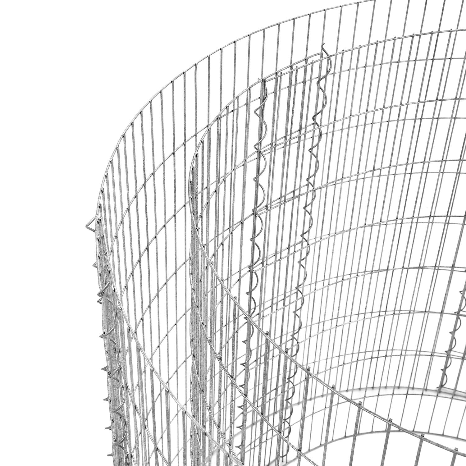 Metal Gabionbur og Kurv med Tykke Gitre 2,5 x 10 cm, Rustbestandigt Galvaniseret Stål 6 Metal Gabionbur og Kurv med Tykke Gitre 2,5 x 10 cm, Rustbestandigt Galvaniseret Stål - Billede 6