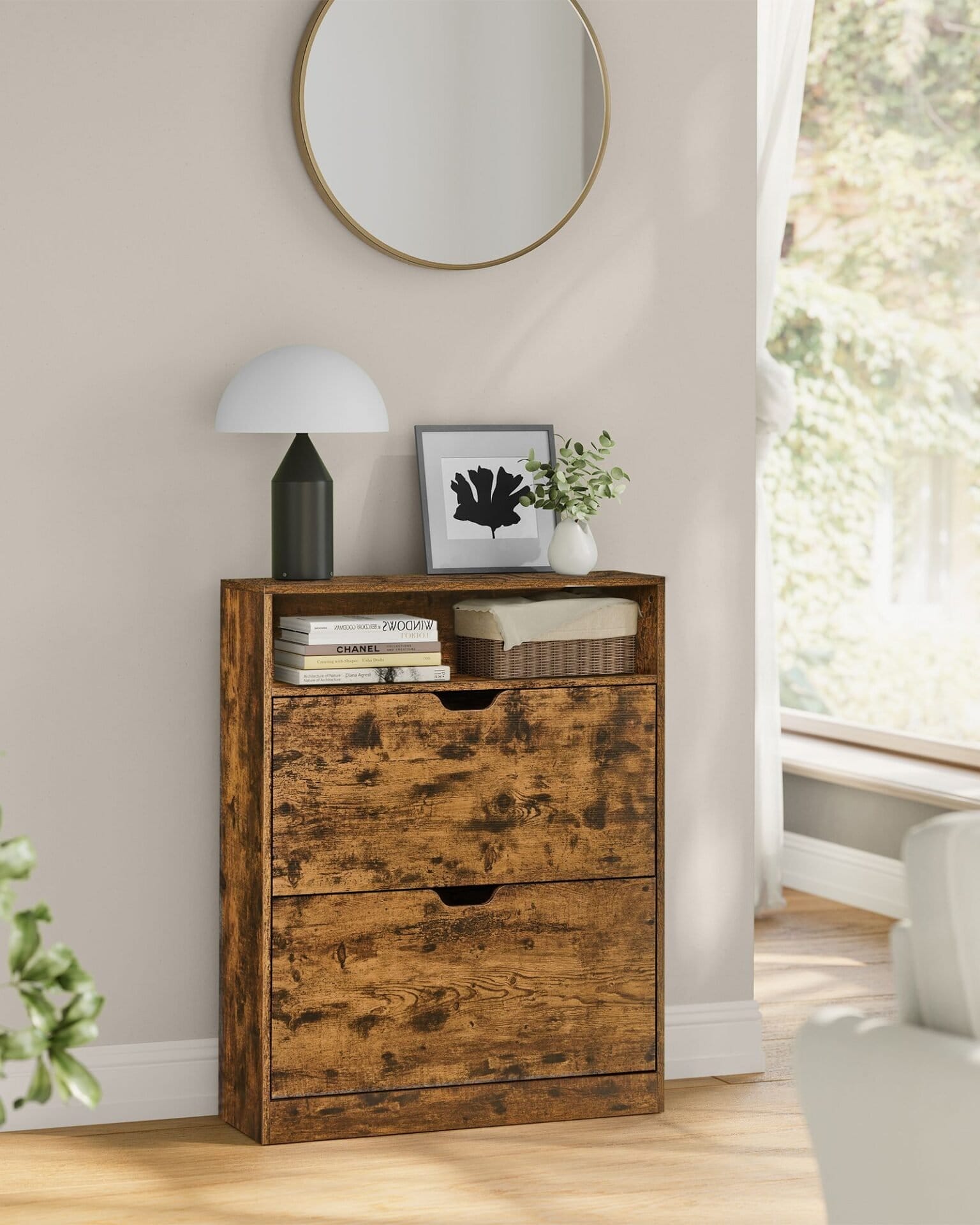 Wooden Shoe Cabinet 3 Wooden Shoe Cabinet - Billede 3