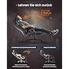 Gaming Chair Ergonomisk Computerstol med Fodstøtte, Kontordrejestol, Ink Black 5 Gaming Chair Ergonomisk Computerstol med Fodstøtte, Kontordrejestol, Ink Black - Billede 5