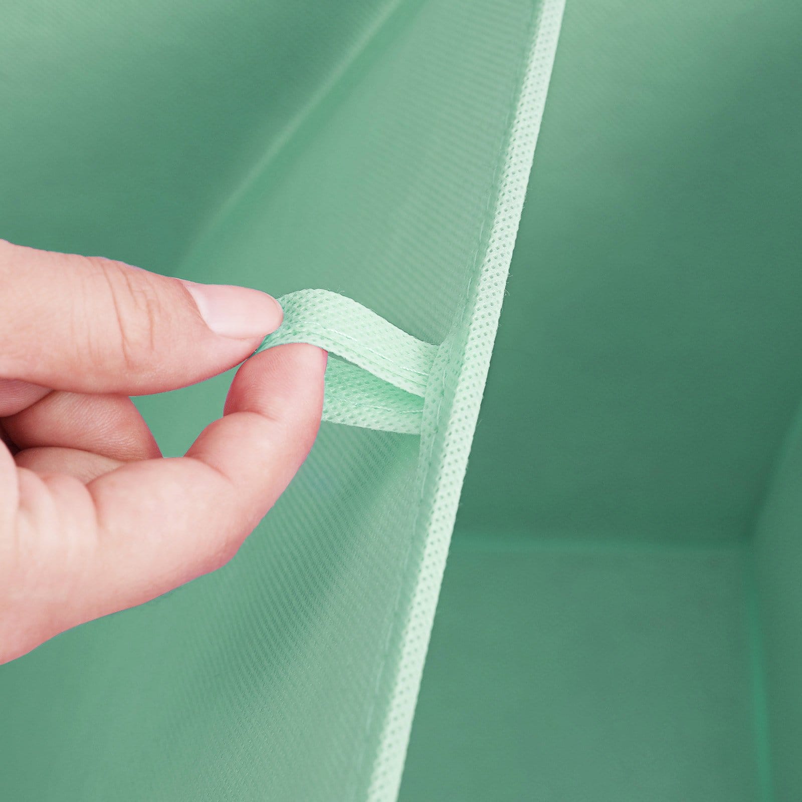 SONGMICS Storage Boxes, Set of 3, Toy Organiser Boxes, Foldable Storage Cubes with Two Handles, for Kid’s Room, Playroom, Bedroom, 30 x 30 x 30 cm, Space Theme, Green RFB001G03 4 SONGMICS Storage Boxes, Set of 3, Toy Organiser Boxes, Foldable Storage Cubes with Two Handles, for Kid’s Room, Playroom, Bedroom, 30 x 30 x 30 cm, Space Theme, Green RFB001G03 - Billede 4