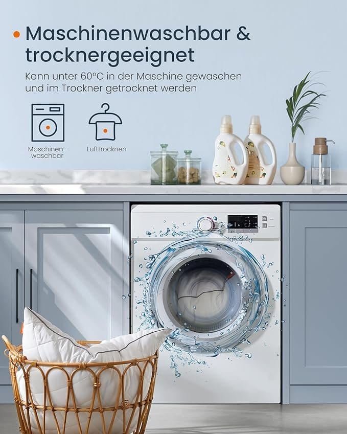 Pudesæt med 2, vendbar 80 x 40 cm, kølende blødt betræk, 650 g fyld, Cloud White 6 Pudesæt med 2, vendbar 80 x 40 cm, kølende blødt betræk, 650 g fyld, Cloud White - Billede 6