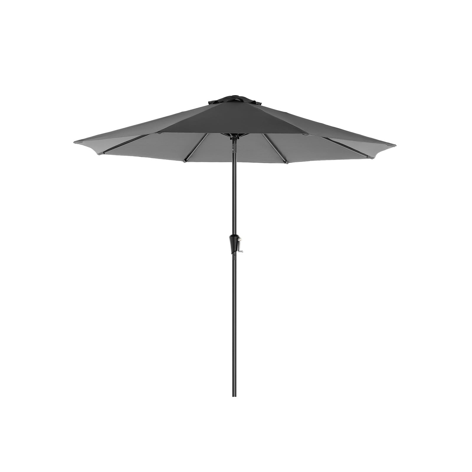 SONGMICS 290 cm Garden Parasol Umbrella, UPF 50+, Sun Shade, 30° Tilt in 2 Directions, Crank Handle for Opening and Closing, for Outdoor Gardens Pool Balcony Patio, Base Not Included, Grey GPU30GYV1 1 SONGMICS 290 cm Garden Parasol Umbrella, UPF 50+, Sun Shade, 30° Tilt in 2 Directions, Crank Handle for Opening and Closing, for Outdoor Gardens Pool Balcony Patio, Base Not Included, Grey GPU30GYV1